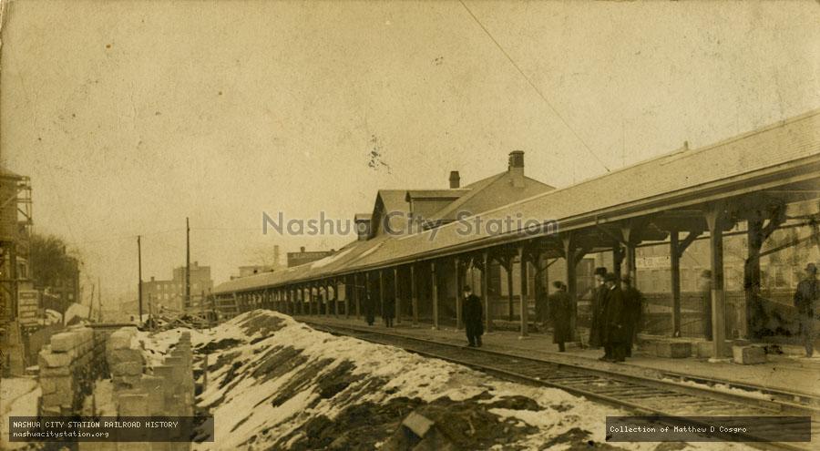 Postcard: New Haverhill Station, Haverhill, Massachusetts